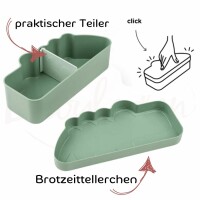 done by deer Kiddish Lunchbox - Croco - Grün | Brotzeitbox