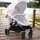 Moskitonetz Kinderwagen Buggy Babybett | 140x 100 cm Universal