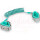 Fillikid Bleib hier Band hellgrau mint | Kindersicherung