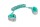 Fillikid Bleib hier Band hellgrau mint | Kindersicherung