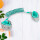 Fillikid Bleib hier Band hellgrau mint | Kindersicherung