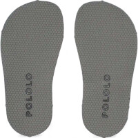 Pololo Barfuß-Hausschuhe aus Seaqual Yarn & Bio-Baumwolle Fische 26/27