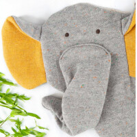 Sigikid Knistertuch Elefant, grau