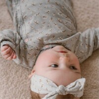 Dirkje Mädchen Baby Bio Set in blau