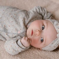 Dirkje Mädchen Baby Bio Set in blau