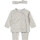 Dirkje Mädchen Baby Bio Set in blau