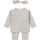 Dirkje Mädchen Baby Bio Set in blau