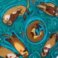 Bamboolik Schlupfüberhose Verliebte Otter L