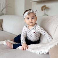 Dirkje Mädchen Baby Set in blau