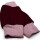 Stulpenkult Stulpen für Babys aus Fein-Wollwalk Cabernet Size 1
