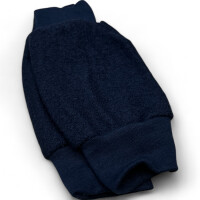 Stulpenkult Stulpen für Babys aus Fein-Wollwalk Marine Size 1