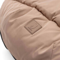 Jollein Fußsack für Babyschale | Kinderautositz Gruppe 0+ | Biscuit