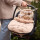 Jollein Fußsack für Babyschale | Kinderautositz Gruppe 0+ | Biscuit