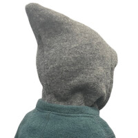 Pure Pure Fleece-Schlupfmütze mit Schirm | Woolwalk