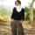 mamalila Loopschal zum Babytragen white