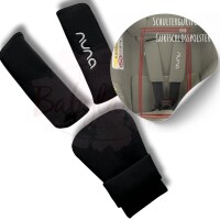 Nuna Schultergurt- und Gurtschlosspolster schwarz/caviar