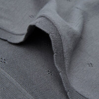 Jollein Decke Baby 75x100cm Pointelle Storm Grey  GOTS