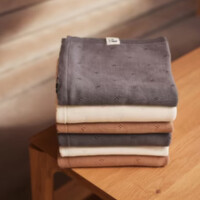 Jollein Decke Baby 75x100cm Pointelle Storm Grey  GOTS