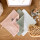 Lässig Mull-Frotte Waschlappen Baby 3er Set