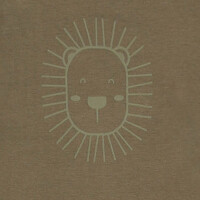 Dirkje Baby Bio-Langarmshirt grüner Löwe
