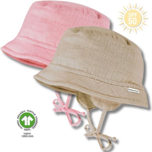Maximo Sonnenschutz-Hütchen mit Ohrenklappen | UV-Schutz 50+ GOTS