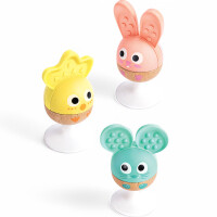 Hape Tierrassel und Beißring-Set mit Saugnäpfen