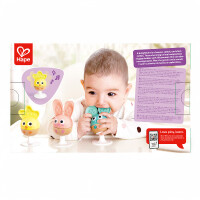 Hape Tierrassel und Beißring-Set mit Saugnäpfen
