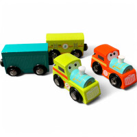 JADORE Holzfahrzeuge Set