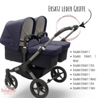 Bugaboo Ersatz-Ledergriffe Donkey schwarz