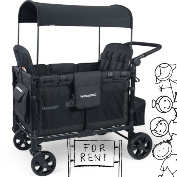 Bollerwagen mieten Wonderfold W4 KinderVan