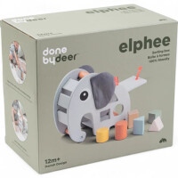 done by deer Baby Holz Steck Activity Spielzeug Elefant