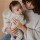 Dirkje Baby Bio Strampler | grün gestreift 50