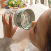 Little Dutch Trinklernbecher Mepal Mio 360° Drehverschluss Flowers & Butterflies rosa