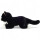 Hermann Teddy Schlenkerkatze schwarz 30 cm
