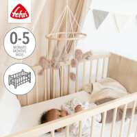 Fehn Holz-Mobile mit niedlichen Stoff-Figuren Flamingo
