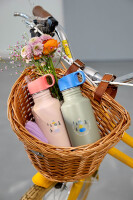 Lässig Kinder Trinkflasche Edelstahl 500 ml | Sunny Explorer, Pattern Party