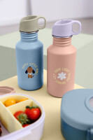 Lässig Kinder Trinkflasche Edelstahl 500 ml | Sunny Explorer, Pattern Party