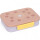 Lässig Brotdose Kinder - Bento Lunchbox | clevere Innenaufteilung Pattern Party Rosa