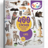 Artista Stickerbuch mit 400 Stickern | ab 3+ Katzen