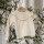 Dirkje Sweatshirt mit Rüschenlatz – Ivory