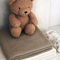 Jollein Babydecke 75x100cm Baumwolldecke Basik Knit