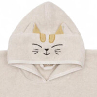 Jollein Badeponcho Pets mit Ohren | 75x75 cm