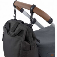 Lässig Wickelrucksack Goldie Up Schwarz