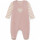 Fixoni Kuschel-Set – Nicki-Strampler & Langarmbody „Herzchen“, Rosa