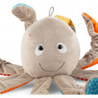 Sigikid Baby-Spieluhr „Oktopus“Melodie „Pirates of the Caribbean“, weich & waschbar
