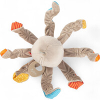 Sigikid Baby-Spieluhr „Oktopus“Melodie „Pirates of the Caribbean“, weich & waschbar