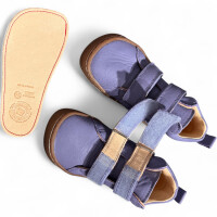 Pololo Barfuß-Halbschuh | Klettverschluss