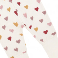 Hust and Claire Baby Jumpsuit Overall Wolle-Bambus HCManu Herzpuff