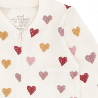 Hust and Claire Baby Jumpsuit Overall Wolle-Bambus HCManu Herzpuff