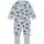 Hust and Claire Baby Jumpsuit Overall Wolle-Bambus HCManu Firetruck Zip